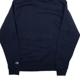 CHAMPION Womens Blue Hoodie S