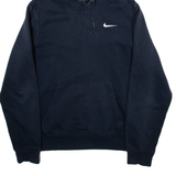 NIKE Womens Blue Hoodie S