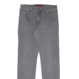 PIERRE CARDIN Deauville Mens Jeans Grey Regular Tapered W33 L34