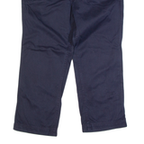 TOMMY HILFIGER 3/4 Womens Trousers Blue Regular Straight W30 L22