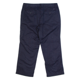 TOMMY HILFIGER 3/4 Womens Trousers Blue Regular Straight W30 L22