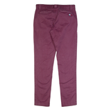TOMMY HILFIGER Mens Trousers Maroon Slim Skinny W32 L32