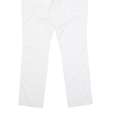 LAUREN RALPH LAUREN Womens Trousers White Slim Tapered W30 L28