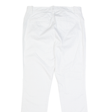 LAUREN RALPH LAUREN Womens Trousers White Slim Tapered W30 L28