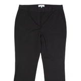 REISS Stretch Womens Trousers Black Regular Tapered W33 L28
