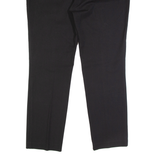 REISS Stretch Womens Trousers Black Regular Tapered W33 L28