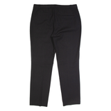 REISS Stretch Womens Trousers Black Regular Tapered W33 L28