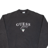 GUESS JEANS Womens Sweatshirt Black L