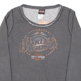 HARLEY DAVIDSON Womens Sweatshirt Grey M