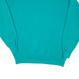 DISNEY Womens Sweatshirt Green 90s XL