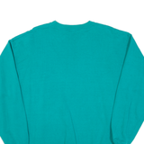 DISNEY Womens Sweatshirt Green 90s XL