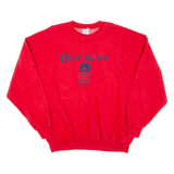 PREMIER SPORTS WEAR Old Navy Mens Sweatshirt Red 90s 2XL