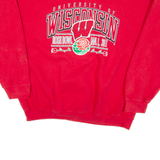 GILDAN University Of Wisconsin Mens Sweatshirt Red USA XL
