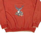 OUTDOOR LIFE Deer Mens Sweatshirt Orange L