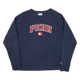 CHAMPION REVERSE WEAVE Penn Mens Sweatshirt Blue USA L