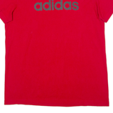 ADIDAS Mens T-Shirt Red Crew Neck M