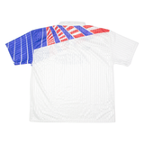 REEBOK Template Mens Football Shirt Jersey White 90s Collared 2XL