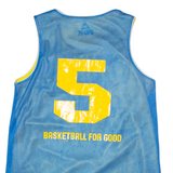 PEAK SPORT FIBA Open 3x3 #5 Basketball Mens Jersey Blue Sleeveless XS