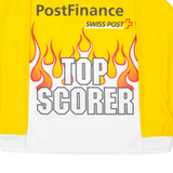 OCHSNER Swiss Ice Hockey Top Scorer Mens Jersey Yellow V-Neck ONE SIZE