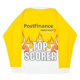 OCHSNER Swiss Ice Hockey Top Scorer Mens Jersey Yellow V-Neck ONE SIZE