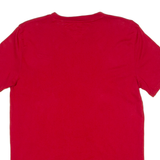 TOMMY HILFIGER Mens T-Shirt Red Crew Neck S