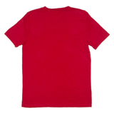 TOMMY HILFIGER Mens T-Shirt Red Crew Neck S
