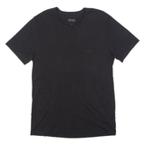 BOSS Mens T-Shirt Black Crew Neck M