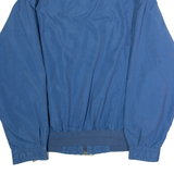 FIRST CLASS Mens Bomber Jacket Blue 90s L