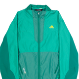 ADIDAS Terrex Womens Track Jacket Green Colourblock UK 12