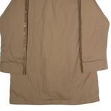 Womens Overcoat Coat Brown 90s L