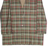 ELEGANCE PARIS Womens Coat Green Check XL
