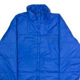 COLUMBIA Mens Quilted Jacket Blue M