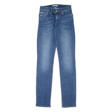 7 FOR ALL MANKIND Womens Jeans Blue Slim Skinny Stone Wash W24 L32