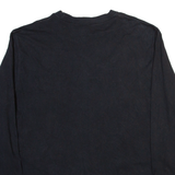 DICKIES Mens T-Shirt Black Long Sleeve XL