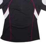 GONSO Womens Jersey Black 1/4 Zip M