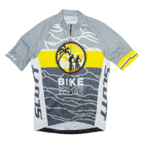SCHOTT Full Zip Mens Jersey Grey S