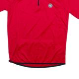 ALIVE Mens Jersey Red 1/4 Zip M
