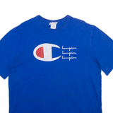 CHAMPION Mens T-Shirt Blue XL