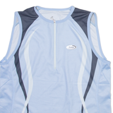 LOFFLER Mens Jersey Blue Sleeveless 1/4 Zip M