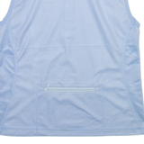 LOFFLER Mens Jersey Blue Sleeveless 1/4 Zip M