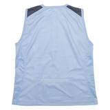 LOFFLER Mens Jersey Blue Sleeveless 1/4 Zip M