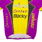 BLACKY Mens Jersey Purple 1/4 Zip L