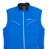 CRAFT Full Zip Mens Jersey Blue Sleeveless M