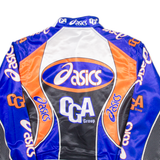 ASICS Full Zip Mens Jersey Blue Long Sleeve L