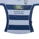 BADGER RUGBY UK Womens Jersey Blue V-Neck S