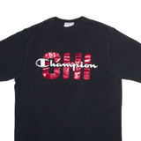 CHAMPION Mens T-Shirt Black L