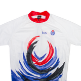 NEW TREND Mens Jersey White 1/2 Zip XL