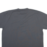 DICKIES Mens T-Shirt Grey Button Neck 2XL