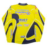 DIFFUSPORT Mens Jersey Yellow Long Sleeve V-Neck XS