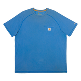 CARHARTT Mens T-Shirt Blue XL